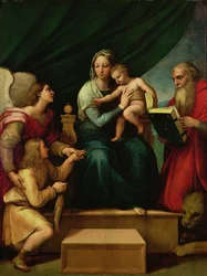 The Madonna of the Fish (The Madonna with the Archangel Gabriel and St. Jerome)